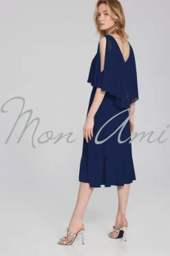 Signature by Joseph Ribkoff Flare Dress in Midnight 241706