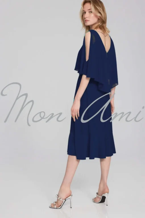 Signature by Joseph Ribkoff Flare Dress in Midnight 241706