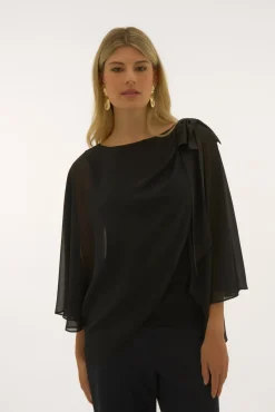 Signature by Joseph Ribkoff CascadeTop in Black 251739