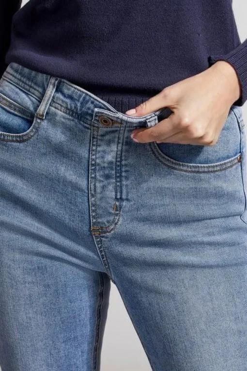 Tribal Audrey Icon Fit Pull On Jean in Light Vintage