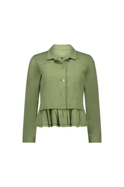 Vassalli Denim Jacket in Sage