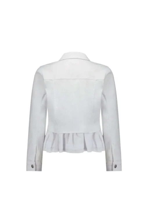 Vassalli Denim Jacket in White