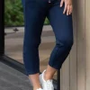 Vassalli Drawstring Pant in Ink 5790