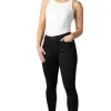 Wakee Fray Hem Jean in Black
