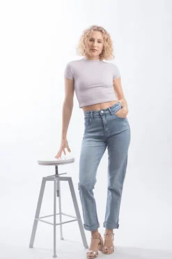 Wakee Relaxed Fit Cuff Jean