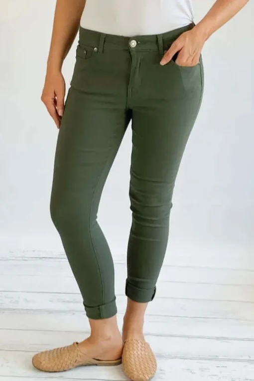 Wakee Stretch Jean in Khaki